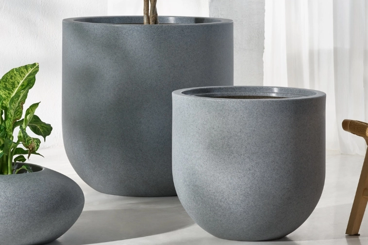 Donice Primo 70 i 50 efekt kamienia granit Monumo